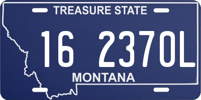 MT license plate 162370L