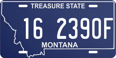 MT license plate 162390F
