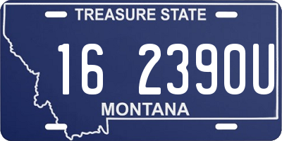 MT license plate 162390U