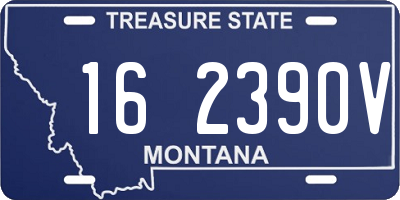 MT license plate 162390V