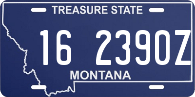 MT license plate 162390Z