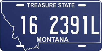 MT license plate 162391L