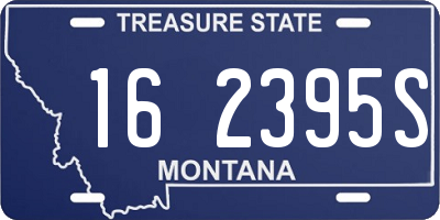 MT license plate 162395S