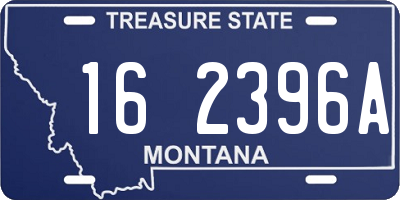 MT license plate 162396A