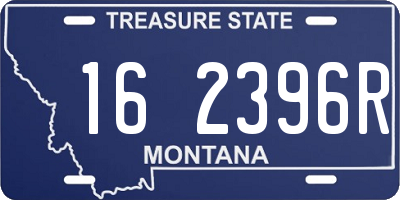 MT license plate 162396R