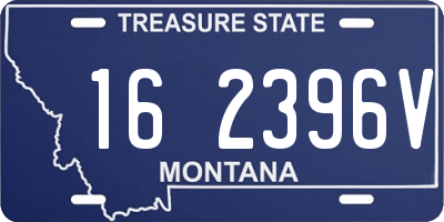 MT license plate 162396V