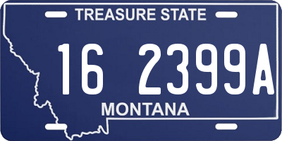 MT license plate 162399A