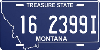 MT license plate 162399I