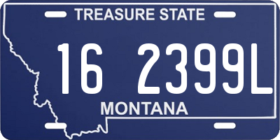 MT license plate 162399L