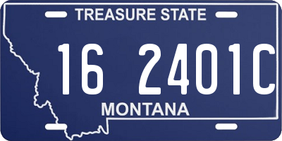 MT license plate 162401C