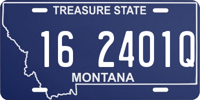 MT license plate 162401Q