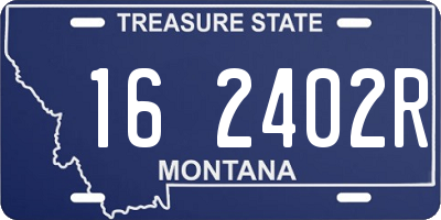 MT license plate 162402R