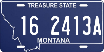 MT license plate 162413A