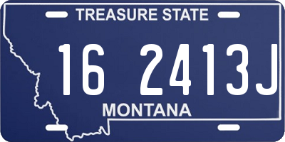 MT license plate 162413J