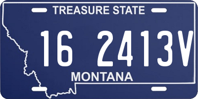 MT license plate 162413V