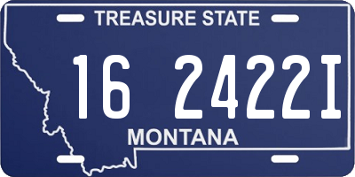 MT license plate 162422I