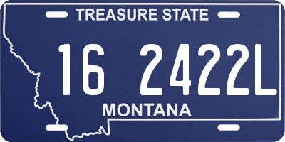 MT license plate 162422L