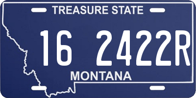 MT license plate 162422R