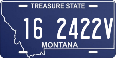 MT license plate 162422V