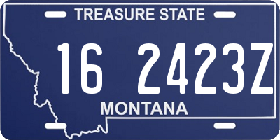 MT license plate 162423Z