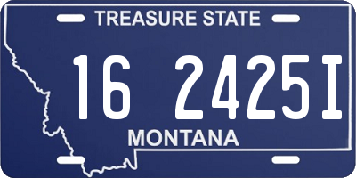 MT license plate 162425I