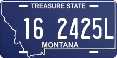 MT license plate 162425L