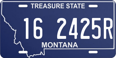 MT license plate 162425R