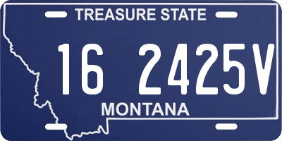 MT license plate 162425V