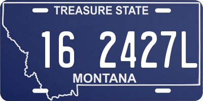 MT license plate 162427L