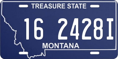 MT license plate 162428I