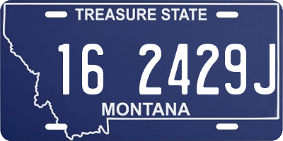 MT license plate 162429J