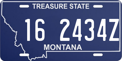 MT license plate 162434Z