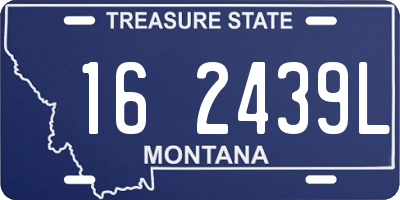 MT license plate 162439L