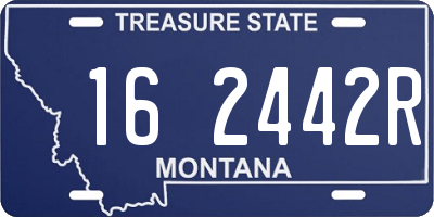 MT license plate 162442R