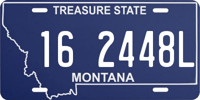 MT license plate 162448L