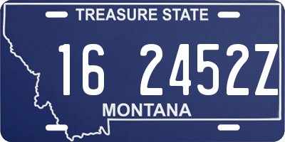 MT license plate 162452Z