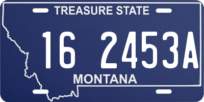 MT license plate 162453A