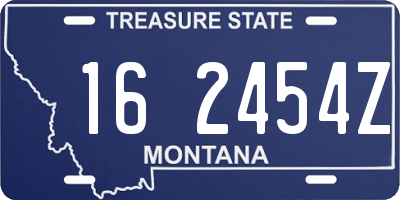 MT license plate 162454Z