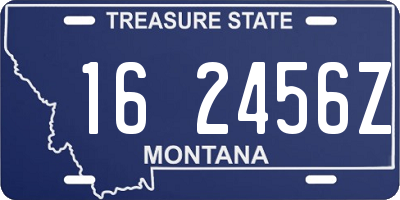 MT license plate 162456Z