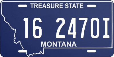 MT license plate 162470I