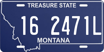 MT license plate 162471L