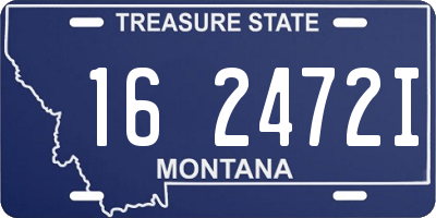 MT license plate 162472I