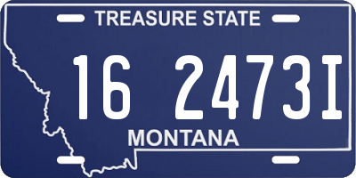 MT license plate 162473I