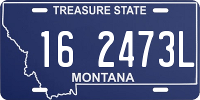 MT license plate 162473L