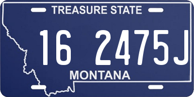 MT license plate 162475J