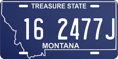 MT license plate 162477J