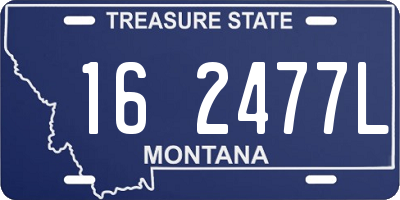 MT license plate 162477L