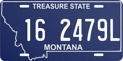 MT license plate 162479L
