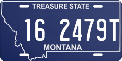 MT license plate 162479T