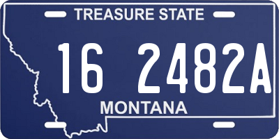 MT license plate 162482A